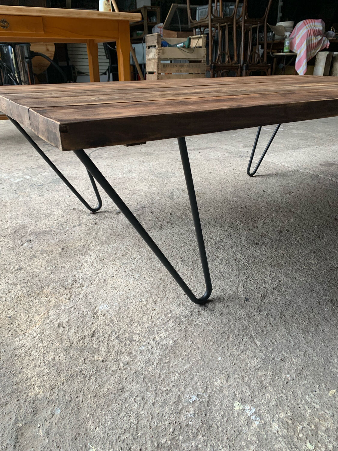 Vintage & contemporary coffee table