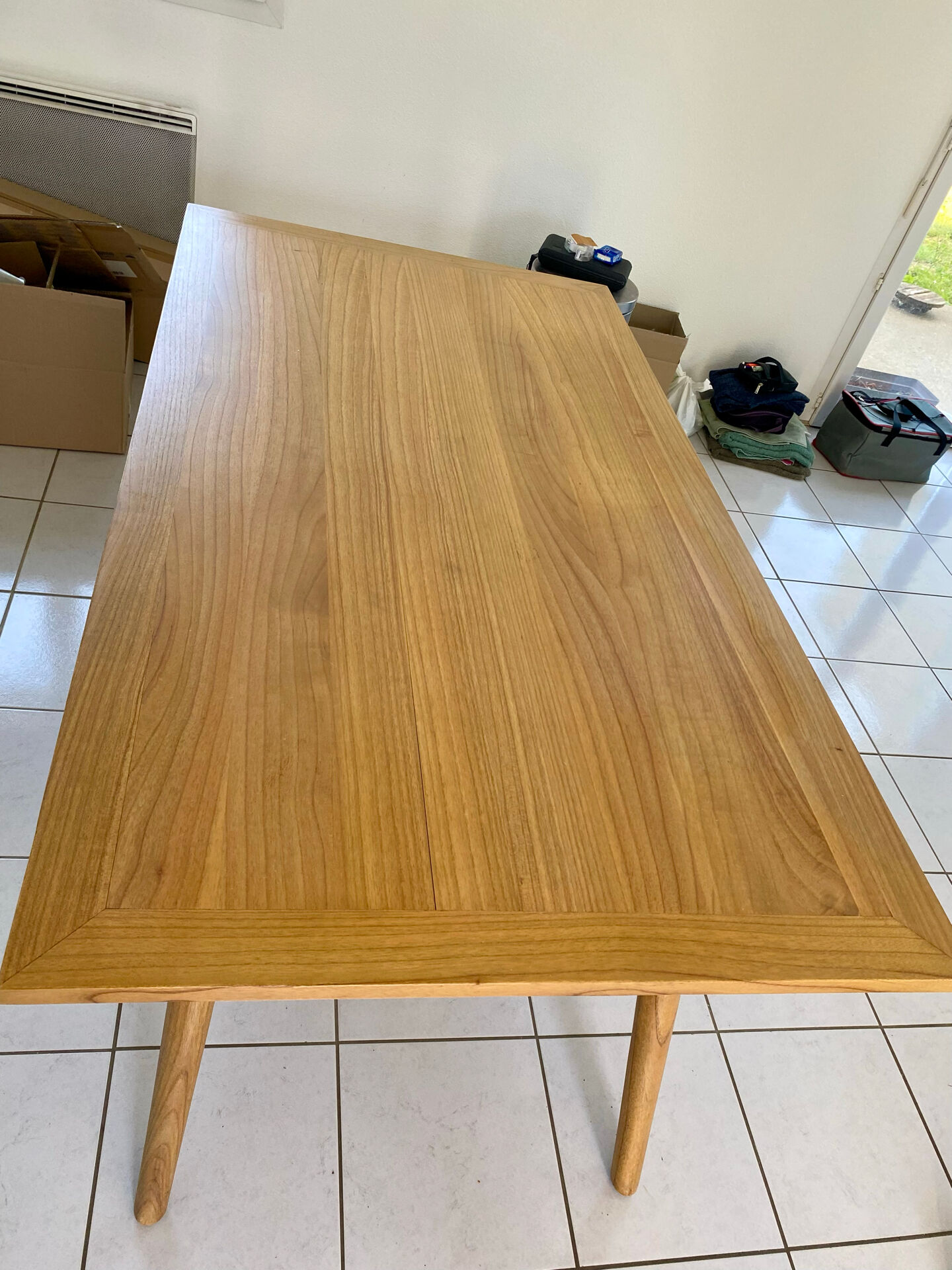 Scandinavian wooden table