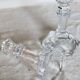 Vintage cut glass candle holders