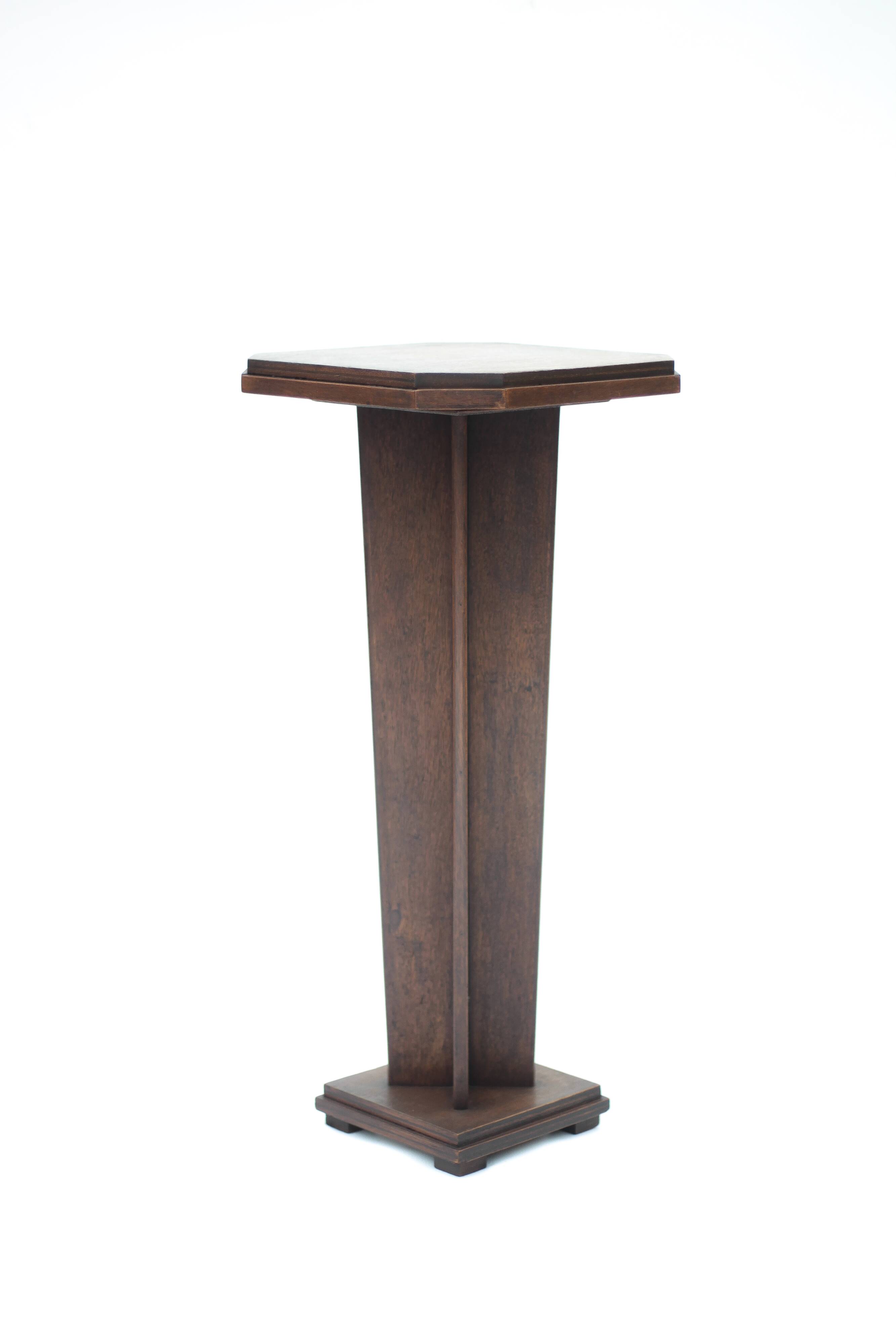 Art Deco side table, Art Deco wooden side table, end table, decoration