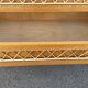 Commode bois et rotin