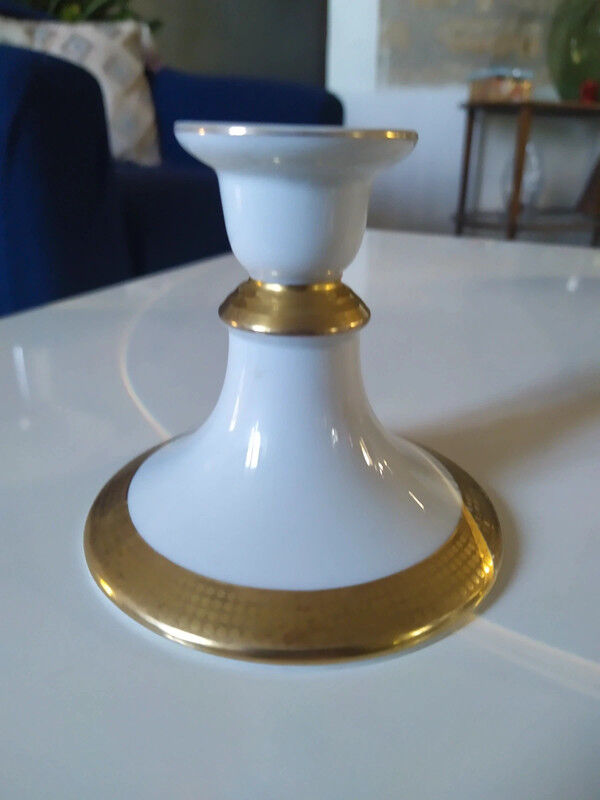 Fine porcelain candle holder