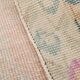 Cream & Green Oriental Persian Rug, 135x221Cm