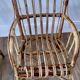 Pair of children's armchairs in rattan / bamboo honey color 60s
