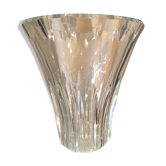Vase evase en cristal taille baccarat
