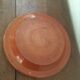 Glazed terracotta dish.
