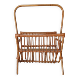 Porte revues rotin