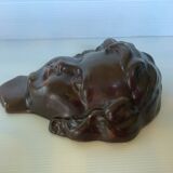 Old plaster bust head
