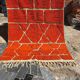 Tapis bérbere orange artisanal 200cmx300cm