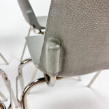 Ensemble de 4 chaises vintage Fantasia France années 1960