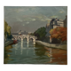 Painting signed Oil on canvas circa 1989 dimension: height -67cm- Length -73 cm-