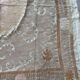 Vintage hand-embroidered tablecloth 146x160 cm