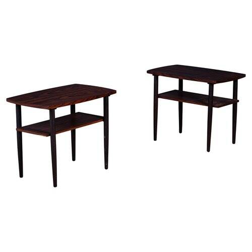 Rosewood Side Tables, Denmark, 1960s, Set of 2
