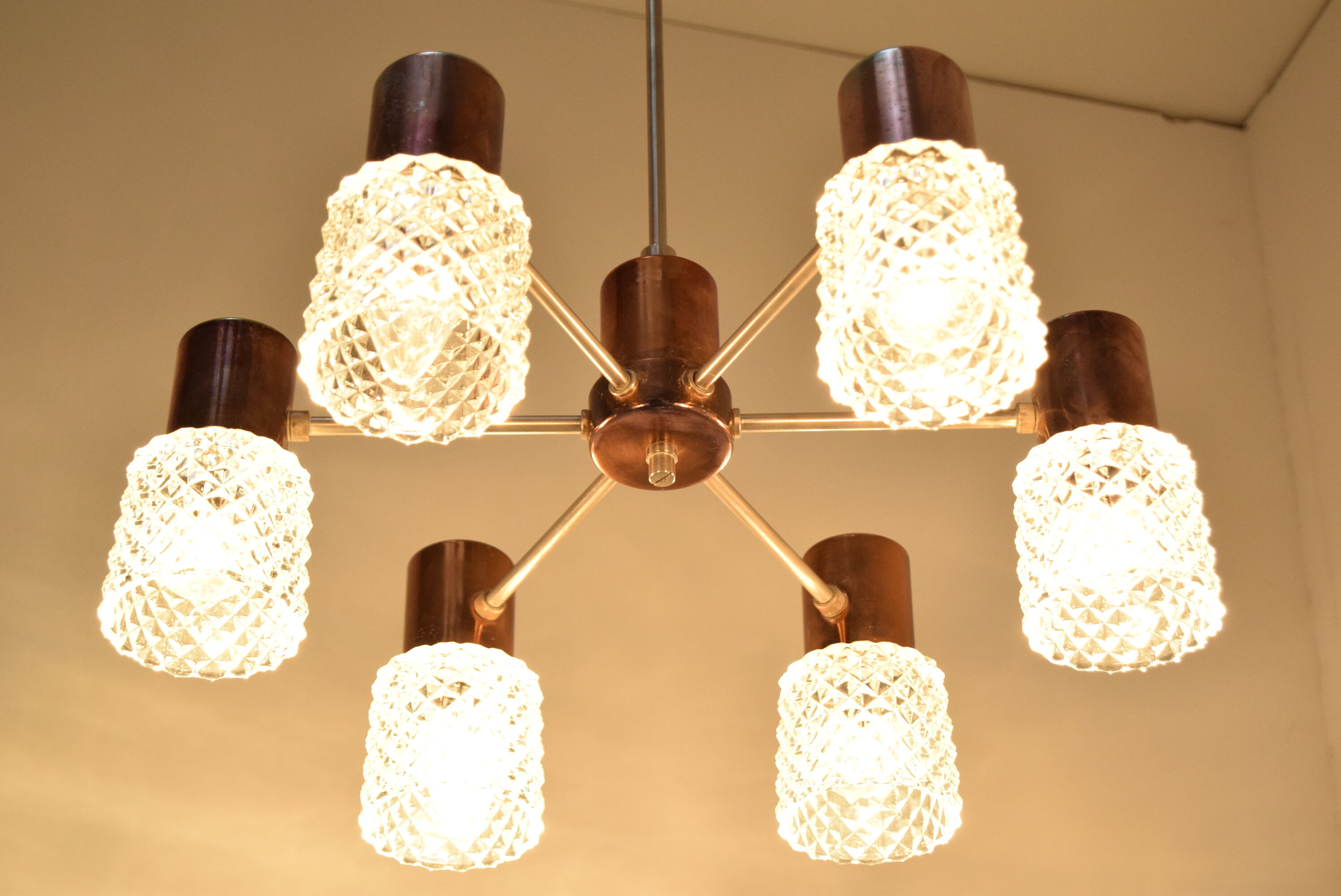 Mid-century Chandelier by Kamenicky Senov,1960's.