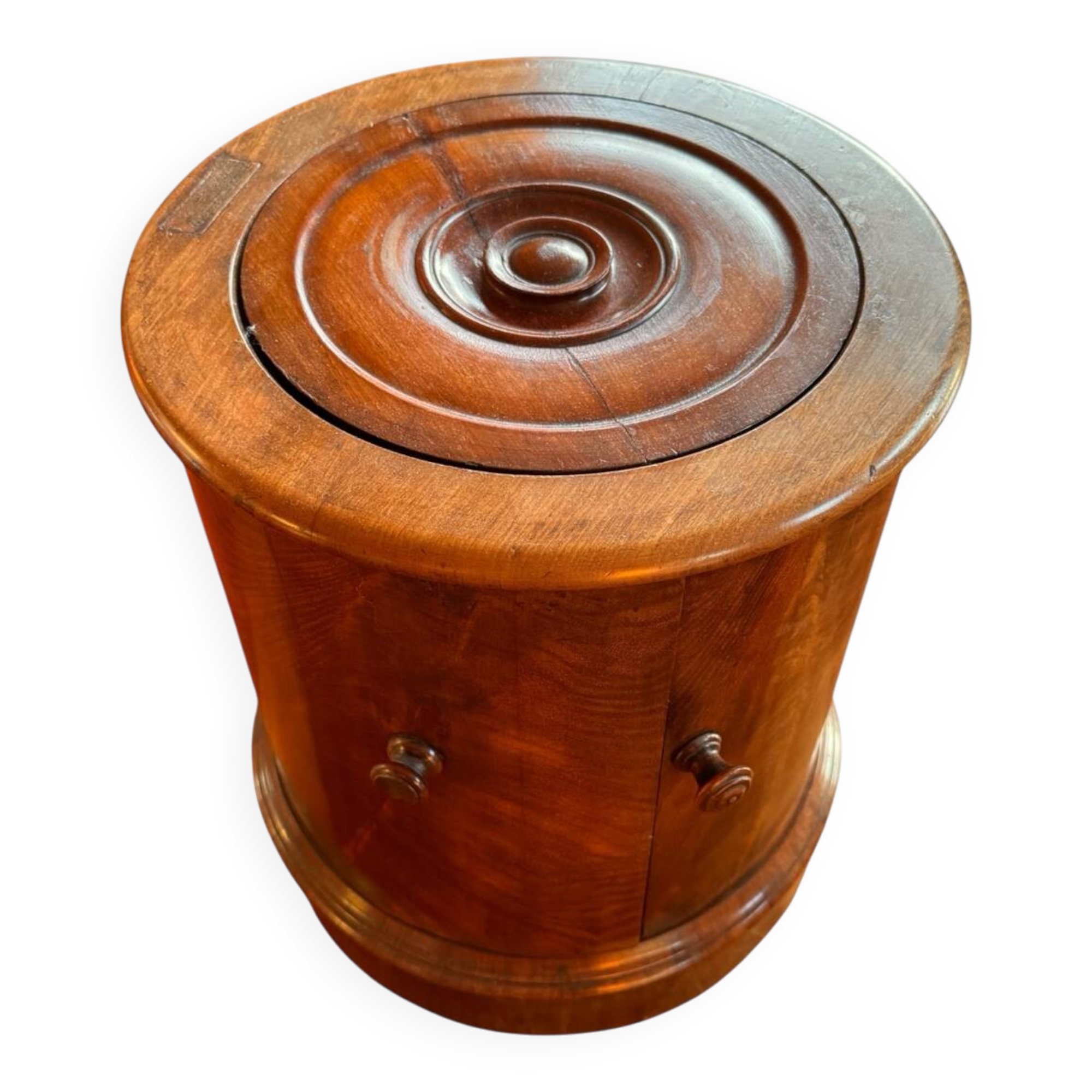 Somno bedside table from the 19th century in mahogany.