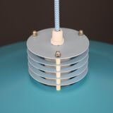 Unique colorful danish design lamp in  blue colors