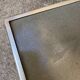Vintage 1970s ceramic tile coffee table with chrome legs.