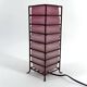 Modernist Glass Paste and Wrought Iron Table Lamp, Circa 1950-1960