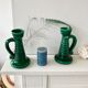 Pair of vintage ceramic candle holders