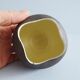 Andreas Kastl Studio ceramic vase brown yellow, small art ceramic vase
