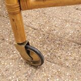 Lit enfant rotin 60's