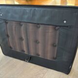 "Barcelona" chair and ottoman by Mies van der Rohe