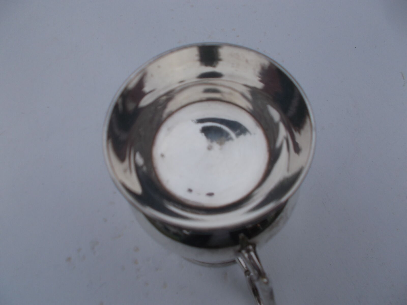 Silver-plated metal cup