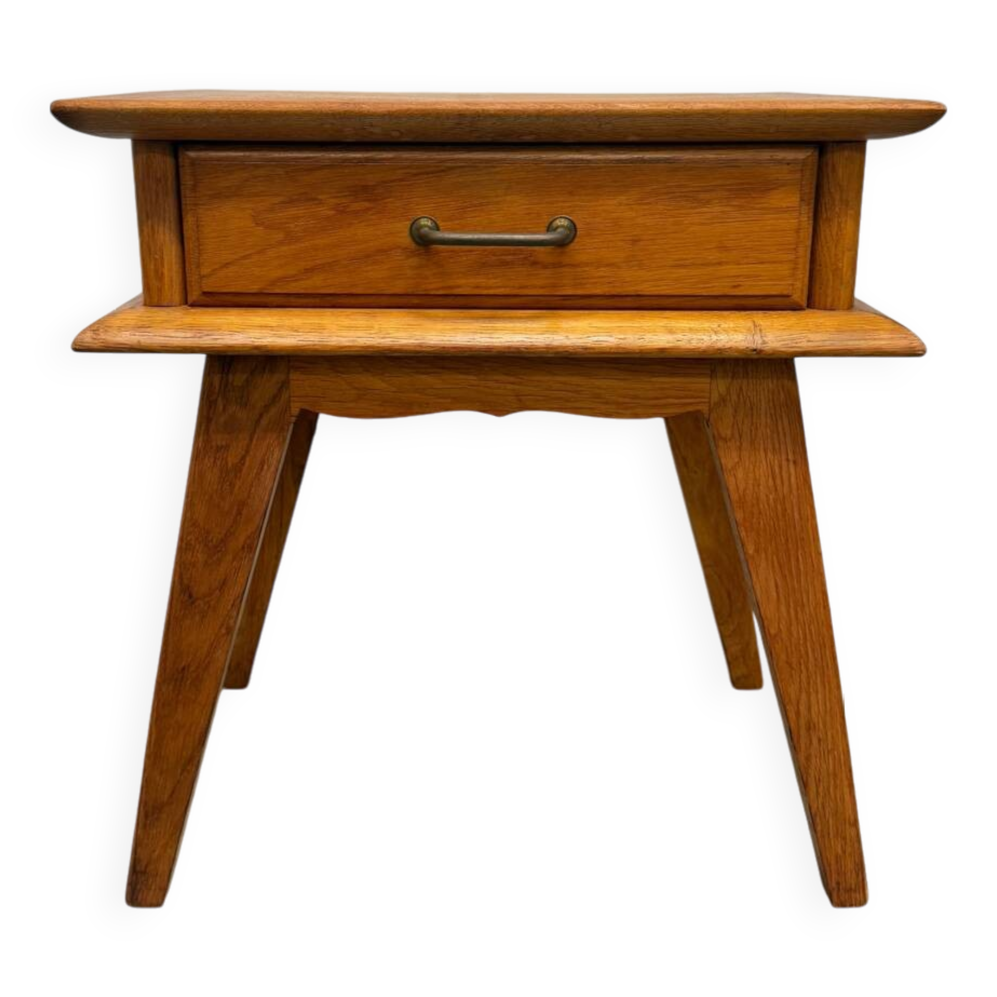 Bedside table with compass feet