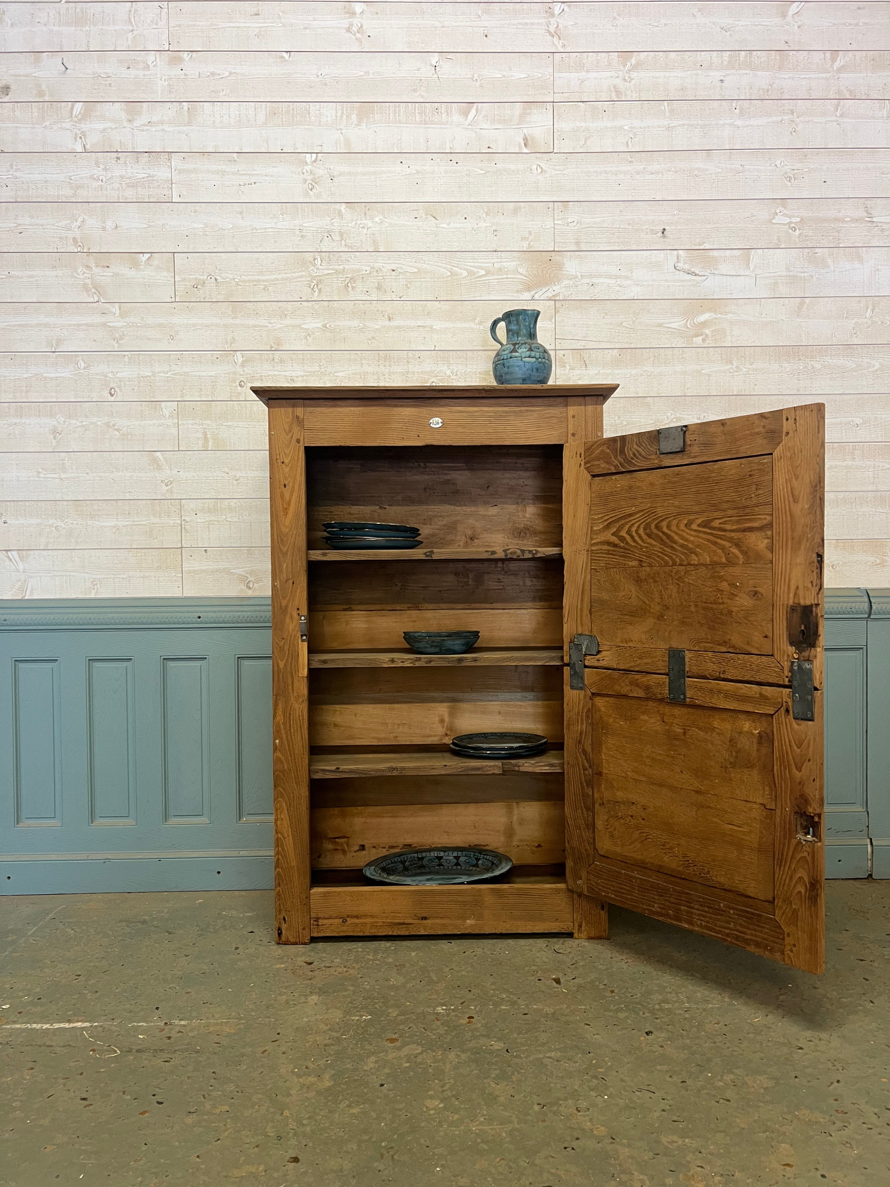 Brutalist countryside wardrobe in raw oak