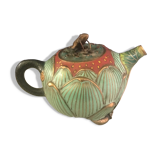 Cloisonnée tea in the shape of lotus flower