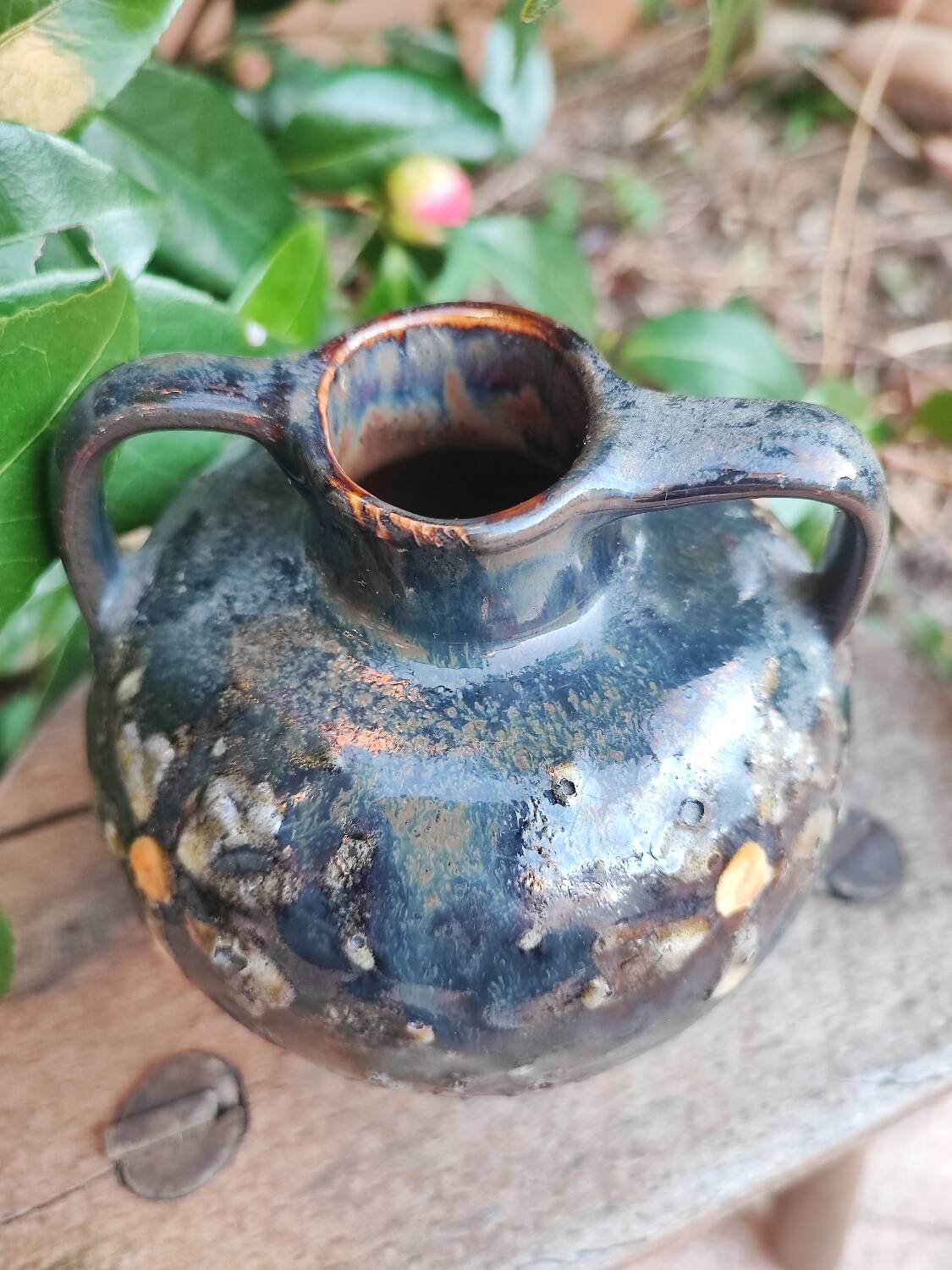 Old round vase Elchinger & Co.