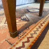 Set of 2 wooden tanned chairs