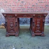 Double-sided Renaissance-style minister's desk