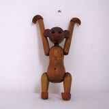 Figurine de singe en teck Danemark 1970