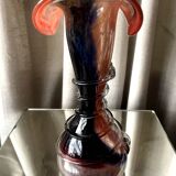 Soliflore vase in multicolor glass paste