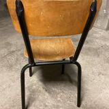 Adult chair 🪑 wood and steel 50s
