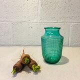 Vintage vase in coloured glass, 60s