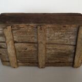 Antique artisan workshop wood locker