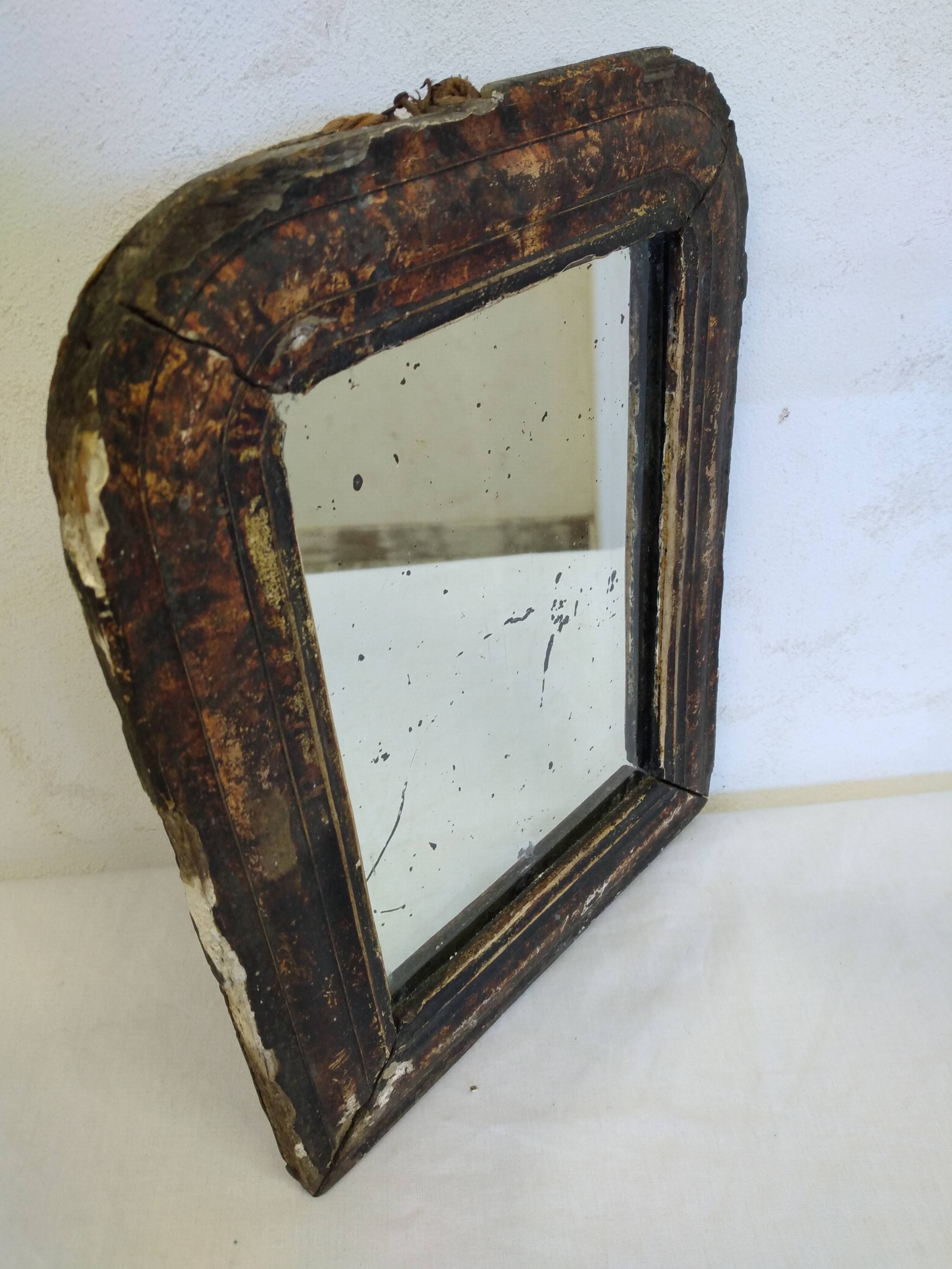 Small Louis Philippe barber style mirror