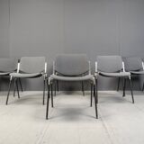 Vintage Dsc 106 Side Chairs By Giancarlo Piretti For Castelli, Set Of 6