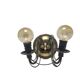 Art Nouveau two-armed wall lamp, Poland, 1970s