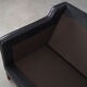 Leather sofa, Danish design, 1960s, manufacturer: Stouby