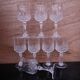 8 Verres à eau Cristal d'Arques modèle Longchamps