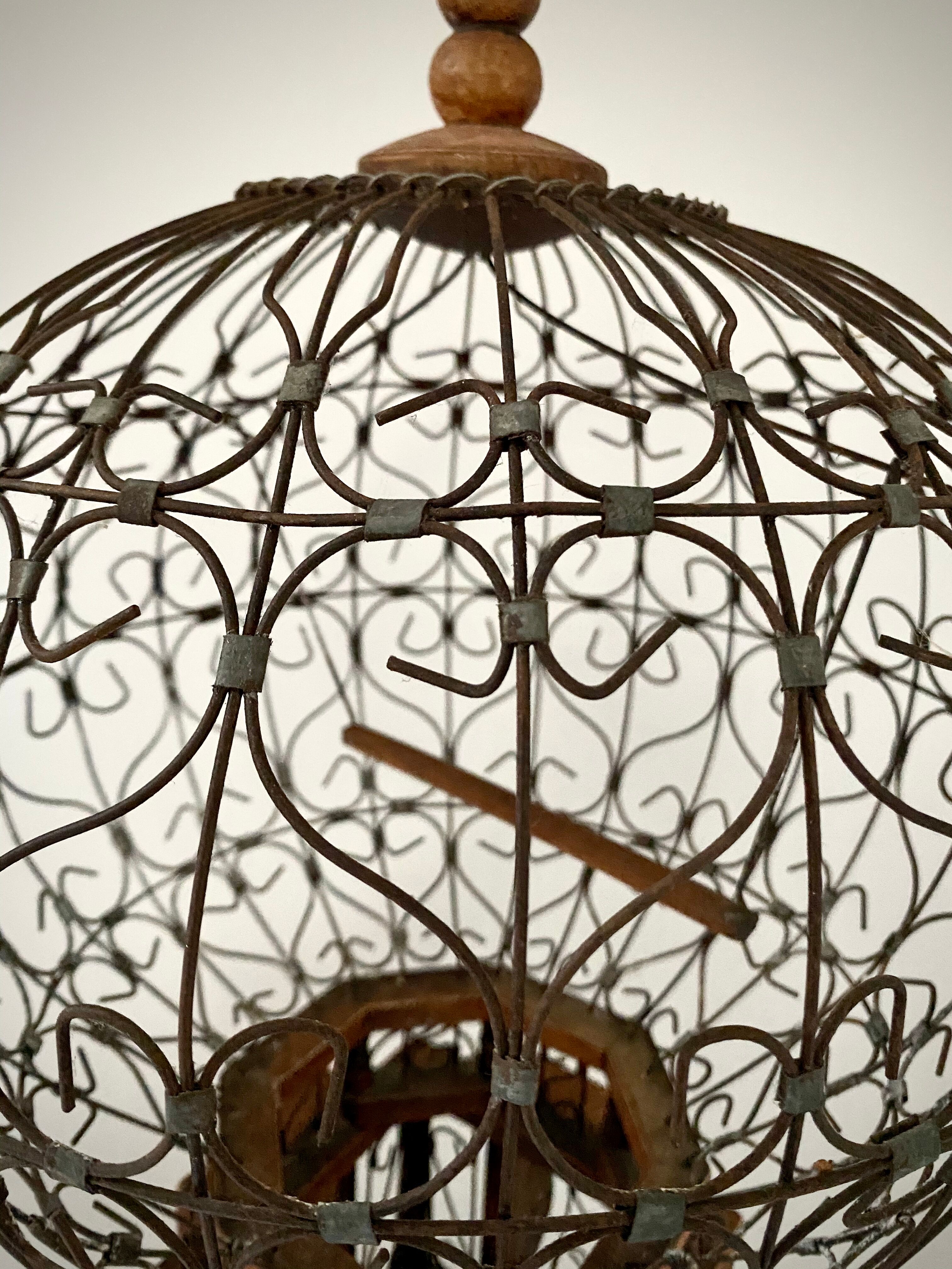 Ancient bird cage