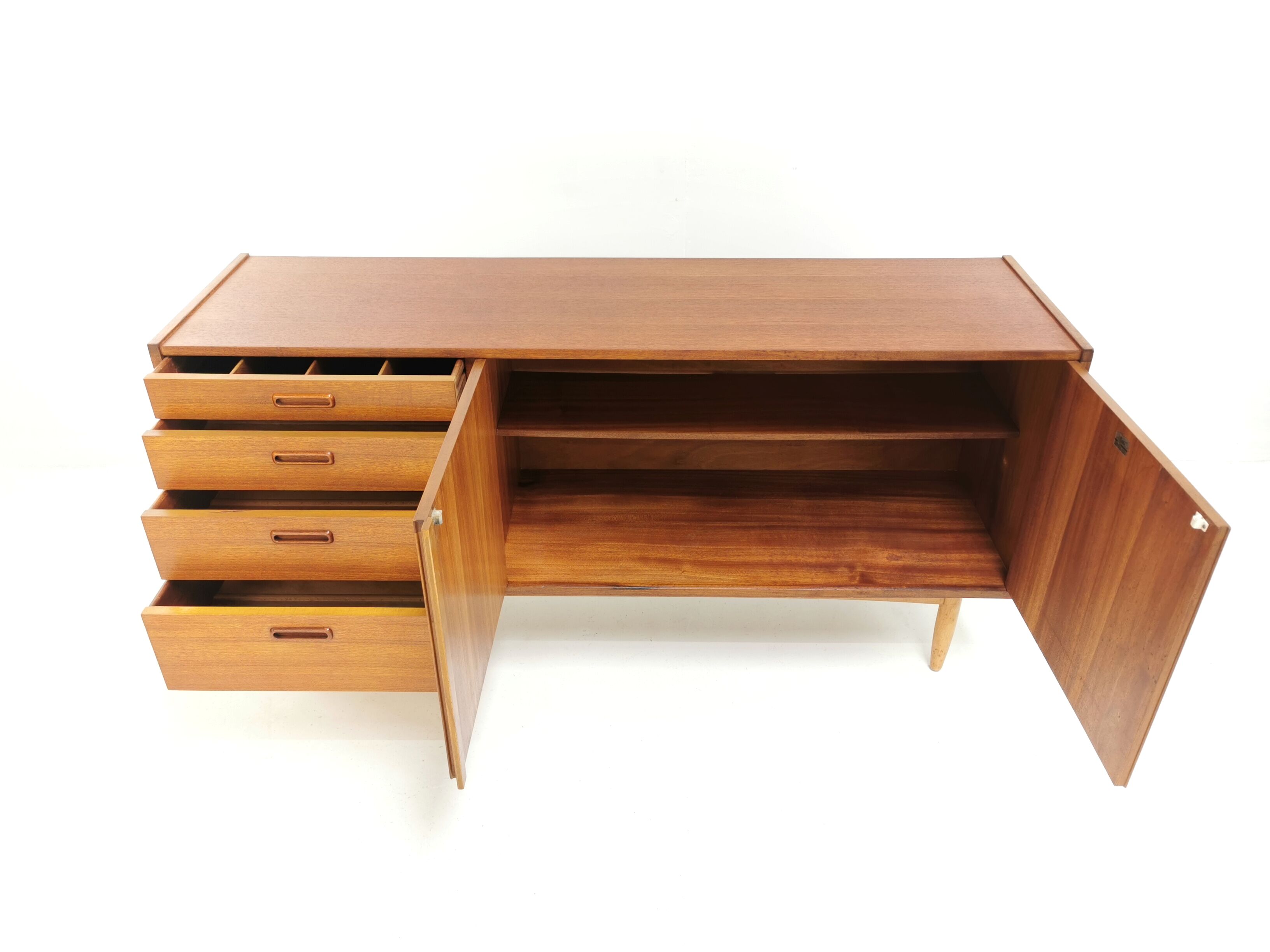 British teak sideboard danish design 1960