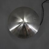 Bauhaus  Nickel "Mushroom" Table Lamp, Czechoslovakia, 1930s