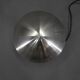 Bauhaus  Nickel "Mushroom" Table Lamp, Czechoslovakia, 1930s