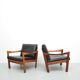 Fauteuils par Illum Wikkelsø pour Niels Eilersen, années 1950, ensemble de 2