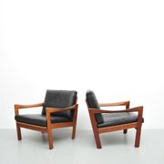Fauteuils par Illum Wikkelsø pour Niels Eilersen, années 1950, ensemble de 2
