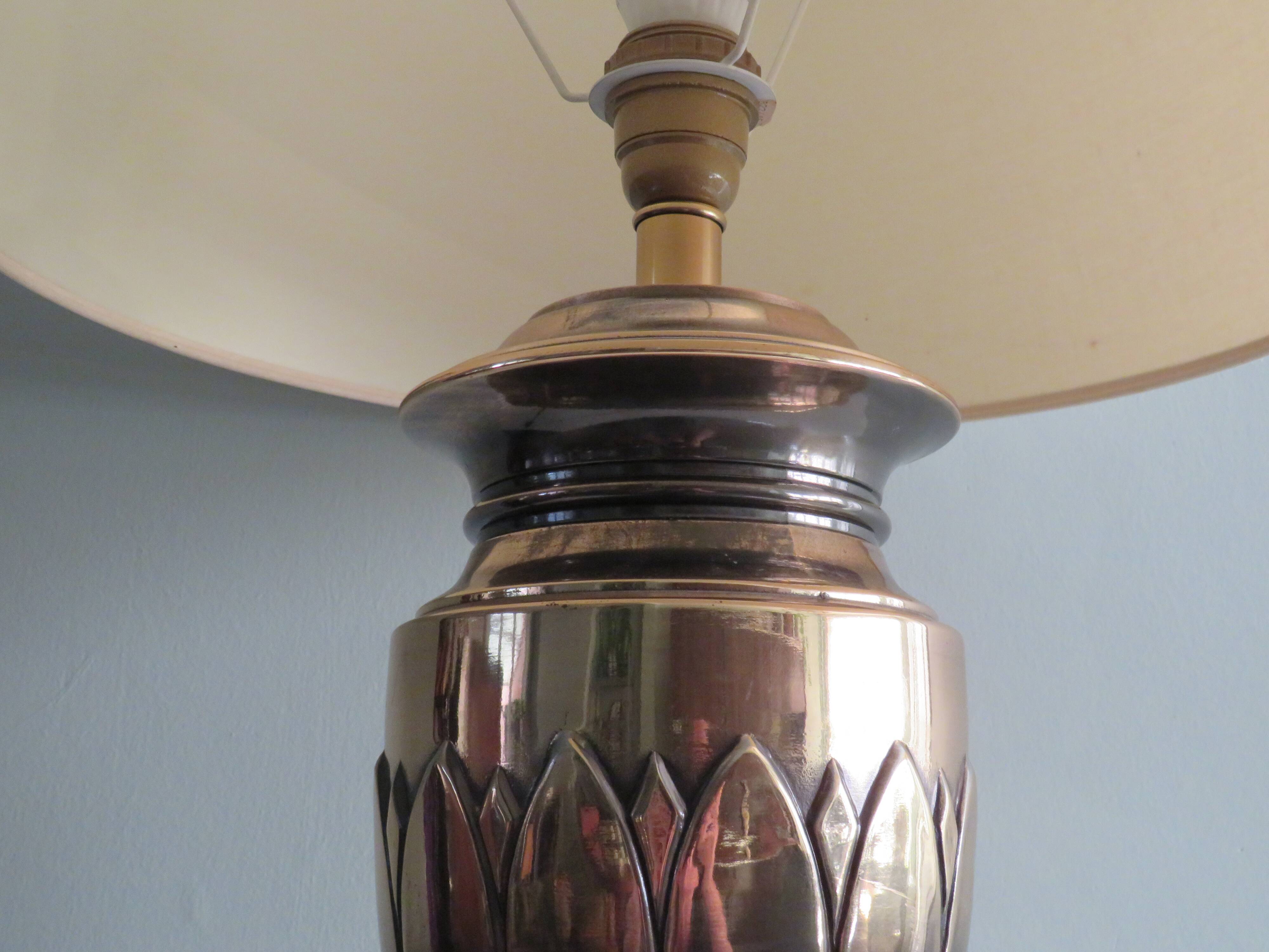Large table lamp by Deknudt Belgium 1970-1980